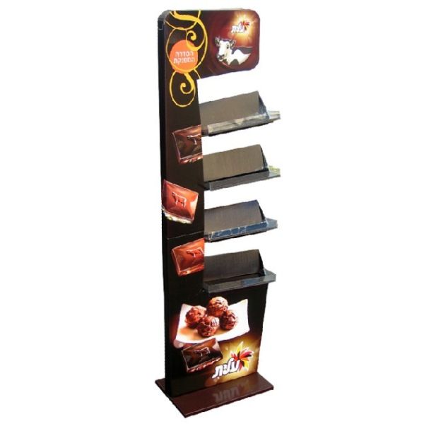 Carton Patterned Corrugated Cardboard Display Customized Size Modern Style