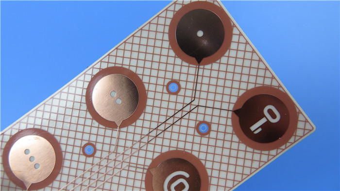 Flexible PCB Built on Transparent PET with Immersion Gold for Access Control Systems