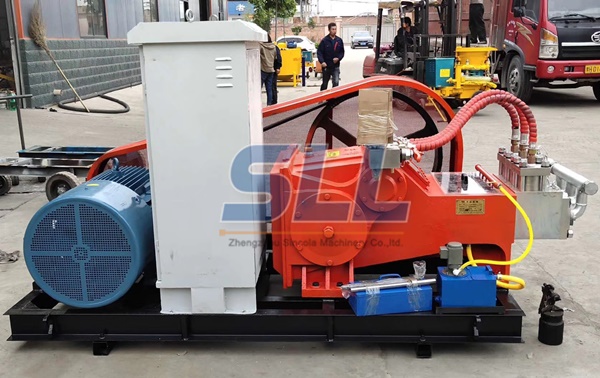 Construction Electric Cement Grouting Pump 90L/Min 55kw 1 Year Warranty