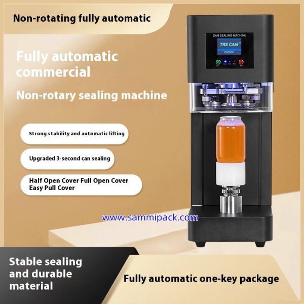 100% Warranty Automatic Plastic Can Seamer Machine Beverage Bubble Tea Soda Tuna Can Sealing Machine Pet Can Closing Machine