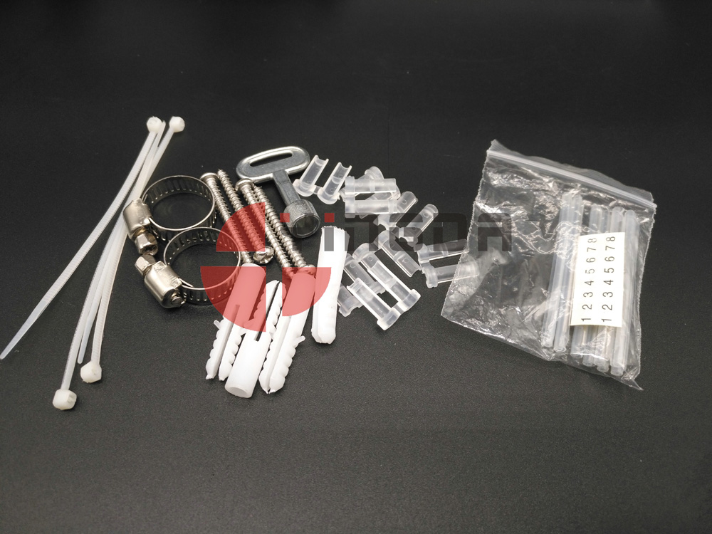1*8 Splitter Module FTTH Fiber Optic Spliter Box Uncut Cable ABS White Flame Retardant UL94 V0
