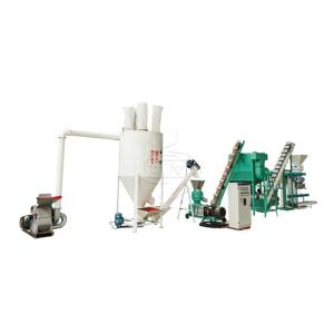 Buy cheap Simple Structure Feed Pellet Machine , Automatic Feed Production Line product
