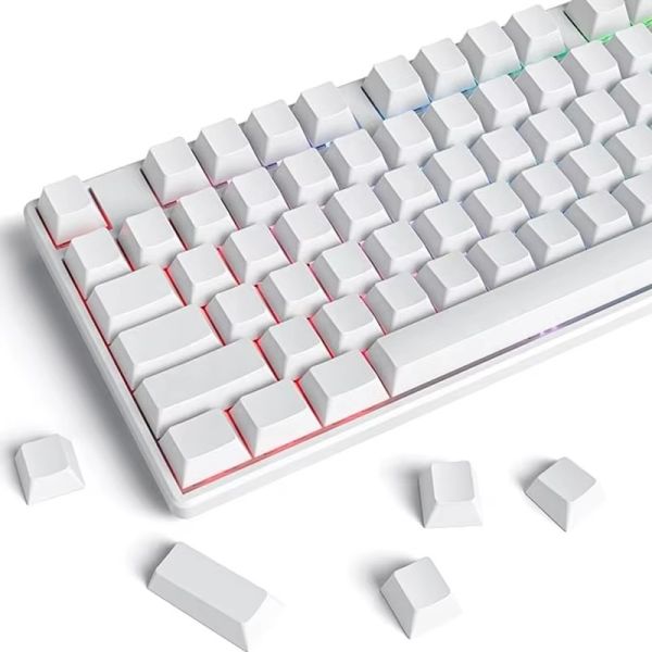 Blank PBT Dye Sublimation Keycaps Custom Printing 3D Sublimation Mechanical Keyboard Keycap