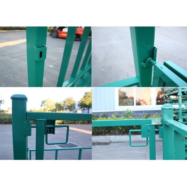 OEM Stackable Steel Portable Stacking Racks For Palletized Cargo