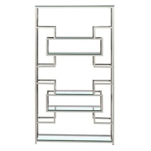 Customizable Stainless Steel Book Case Modern Design Study Bookshelf