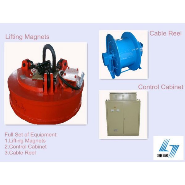 Fully Sealed Electric Lifting Magnets High Humidity Proof Great Suction Ability