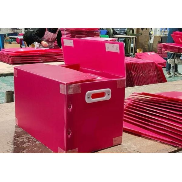 Plastic Turnover Box PP Corrugated Sheet Hollow Moving Container
