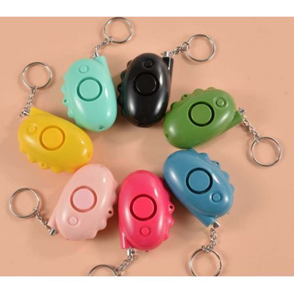 ABS Safesound Personal Motion Sensor Alarm For Ladies LED Flash Light 130db