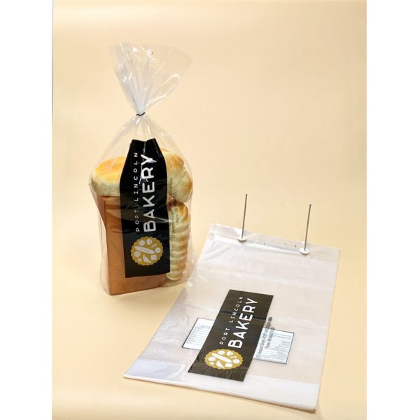 Poly PP Wicket Bag Bread Bag Transparent Package Printed 10 Colours