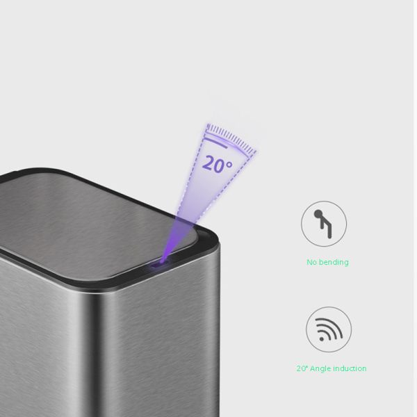 Customized Smart Home Trash Can Stainless Motion Sensor Trash Can
