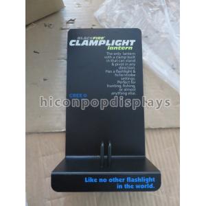 Lamp Bulbs Counter Display Stands , Steel Countertop Display Signage