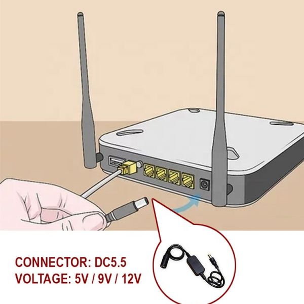 DC 5V 9V 12V 15V Automatic Controller Power on off Reset Refresh WiFi Router Auto Restart Timer