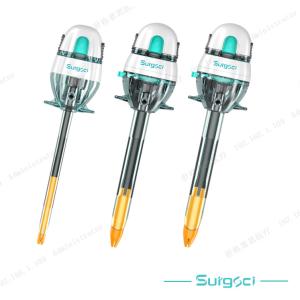Buy cheap Retractable Blade Tip Laparoscopic Disposable Bladed Trocar with Sheath product