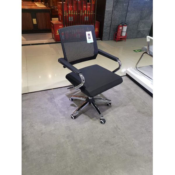 Durability and Functionality in One Adjustable Swivel Blue Mesh Office Chair with Wheels
