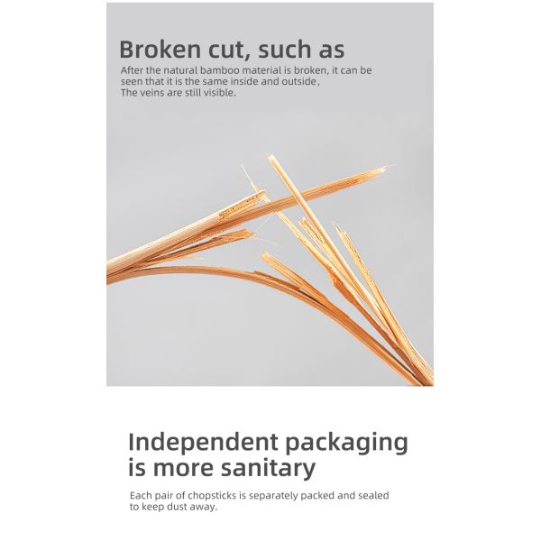 Flatware Type Chopsticks Eco-friendly Disposable Sushi Chopsticks Disposable Bamboo for Sushi