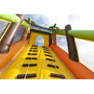 Mega Run Kids Inflatable Obstacle Course Games With Climbing Wall