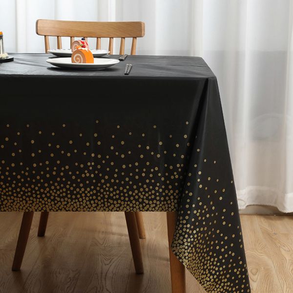 PEVA Birthday Dessert Rectangle Printed Tablecloth Custom Color