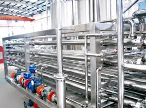 China Lemon Juice Pasteurization Equipment , Ice Cream Pasteurizer Machine Light Weight on sale