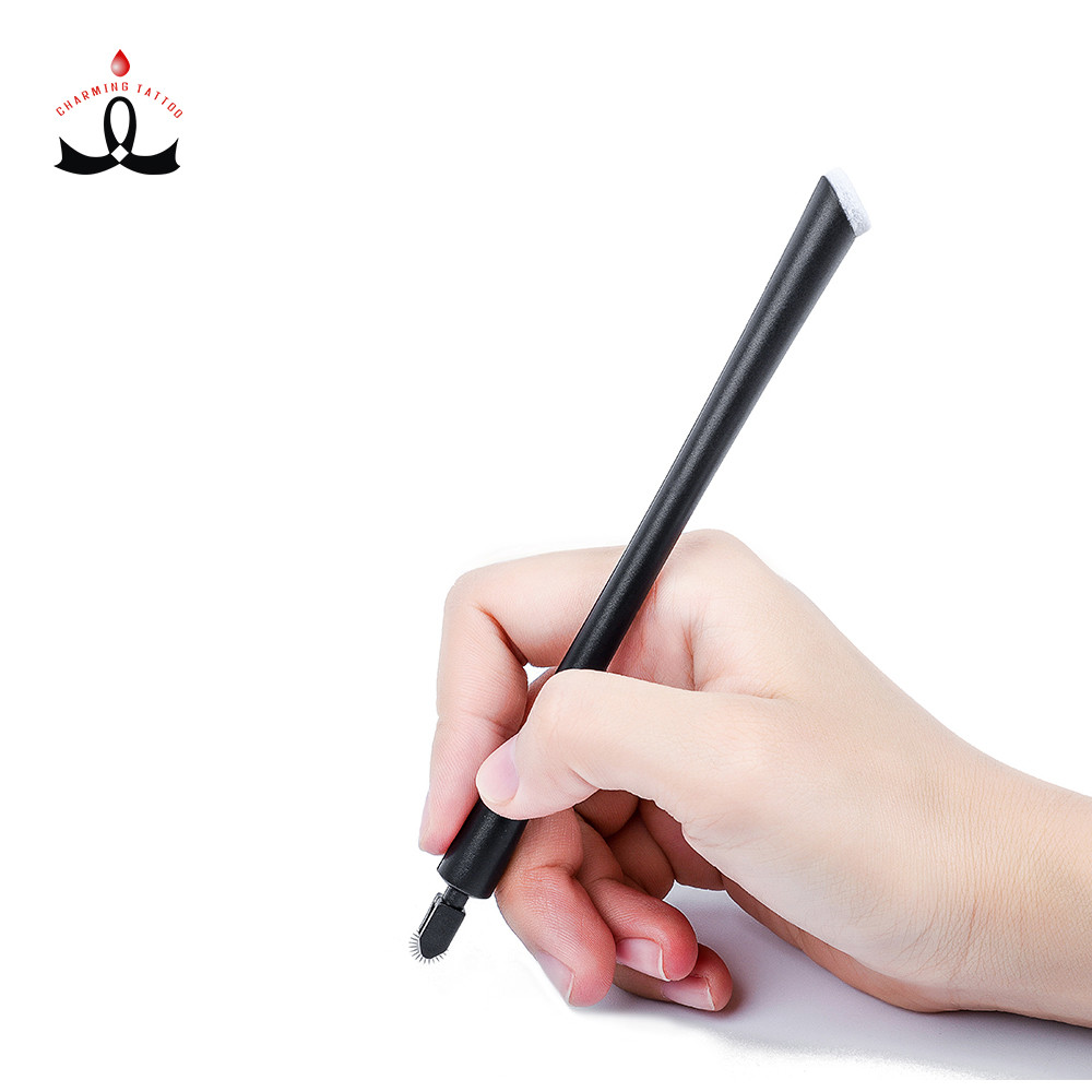 Buy cheap Black Ombre Eyebrow Disposable Microblading Roller Shader In 7MM / 10MM product