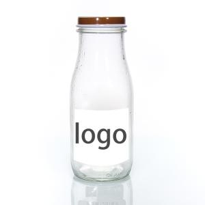 OEM Kombucha Glass Milk Bottles Glass Juice Containers With Lids