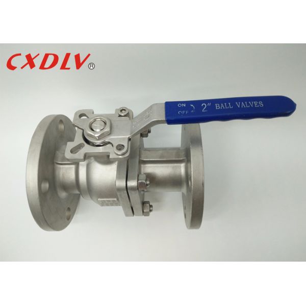 DIN Double Flanged Ball Valve ISO5211 Pad with Handle or Actuator