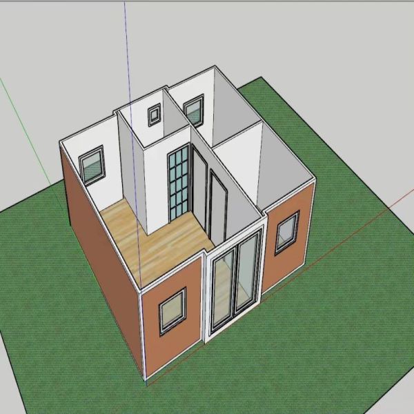 Smart Houses Expandable Container Home for 20ft or 40ft Portable Living Container Home