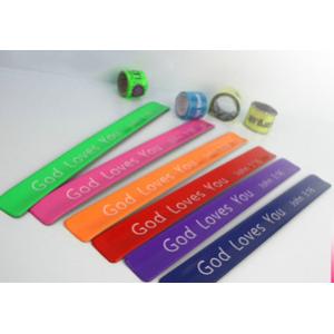 Buy cheap New customed print logo promotional pvc reflective bang crack clap bracelet gifts outdoor product