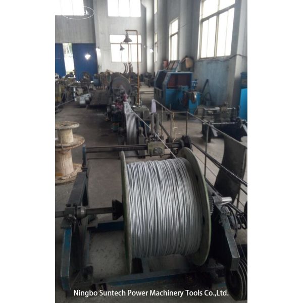 360kN 24mm Braided Steel Pilot Wire Rope For Overhead Line Stringing