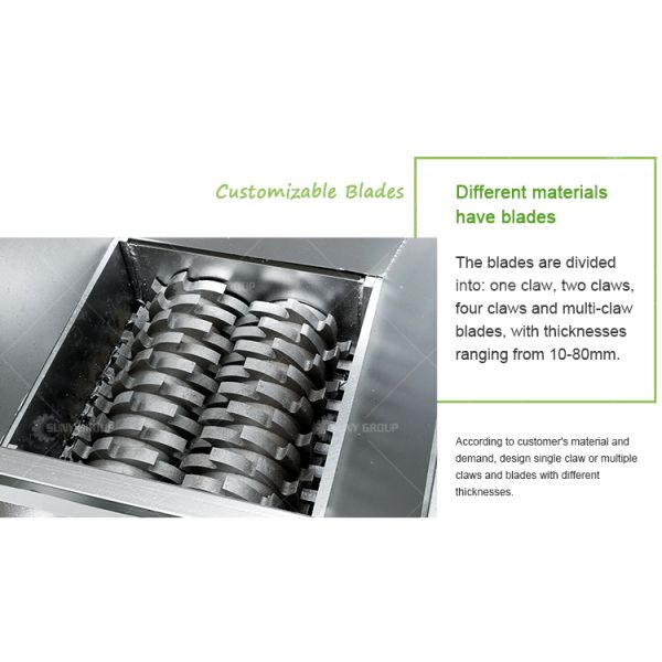 Mini Metal Shredder Double Shaft Plastic Paper Shredder for Small Shredding Needs