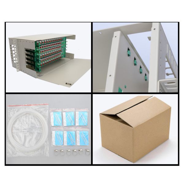 ODF Optical Fiber Distribution Frame 12cores 24 Cores 48 Cores Fully Equipped