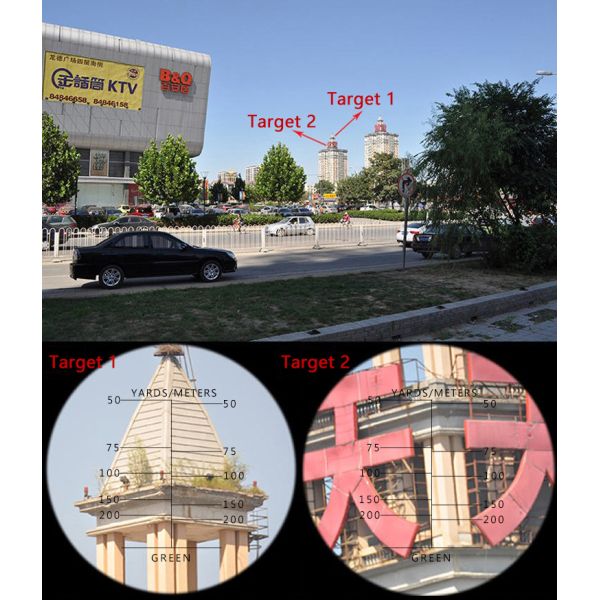 High Definition Waterproof Monocular Telescope 7x18 Pocket Size With Reticle Rangefinder