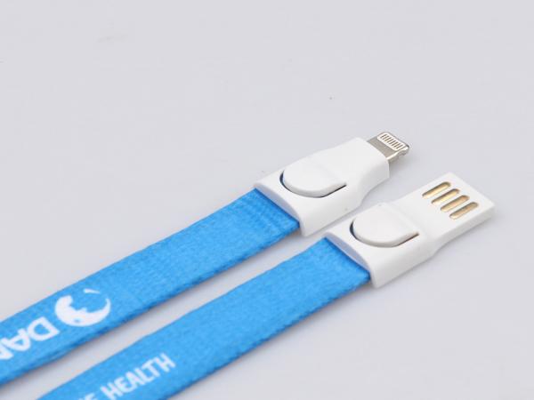 Multifunction USB Extension Cable With ABS Polyester Braided Lanyard I8 IPX