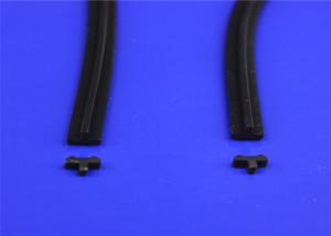 Buy cheap Black Silicone Rubber Strips Elasticres Ilience Good Sealing Performance product
