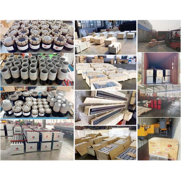 BW NW HW PW Impregnated Diamond Casing Shoe Bit Crown Type 8mm