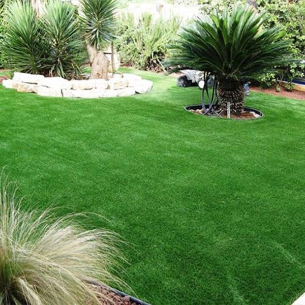 30MM Green Non Infill Artificial Turf Used For Pets Area Or Roof Gardens With UV Resistance And Good Elasticity