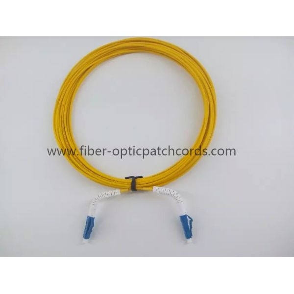 Fiber Optic LC-LC Patch cords / Jumper With Flexible 90 Degree Angle Boots