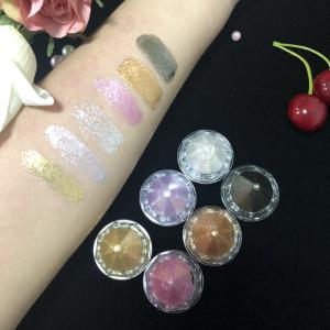 Private Label High Pigment Glitter Eyeshadow , Diamond Cream Gel Eyeshadow