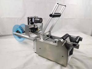 Buy cheap Semi Automatic Manual Round Bottle Labeling Machine Sticker Small Tabletop product