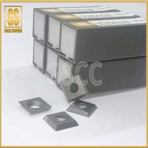 Buy cheap ISO9001 Tungsten Carbide Insert Cutter 94.0HRA Light Cutting Abandon product
