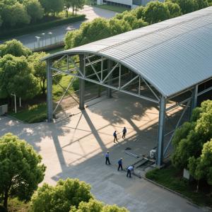 China Modern Prefab Steel Warehouse Building Designs Advanced Insulation Energy Efficiency on sale