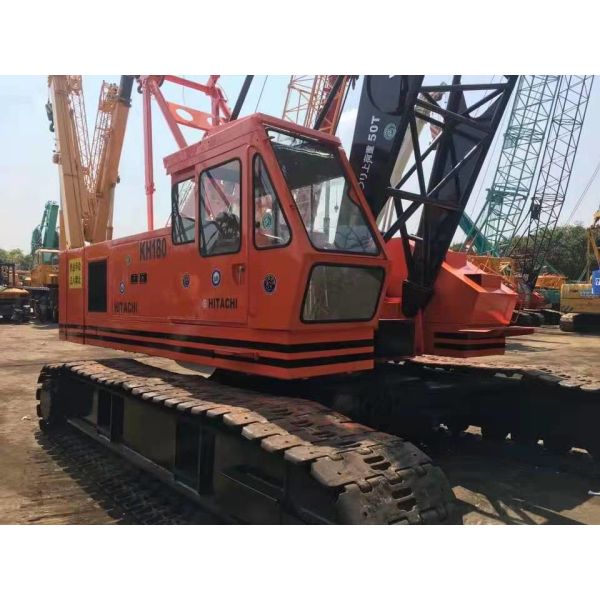 50T Hitachi Used Mobile Crane , KH180 Used Crawler Crane