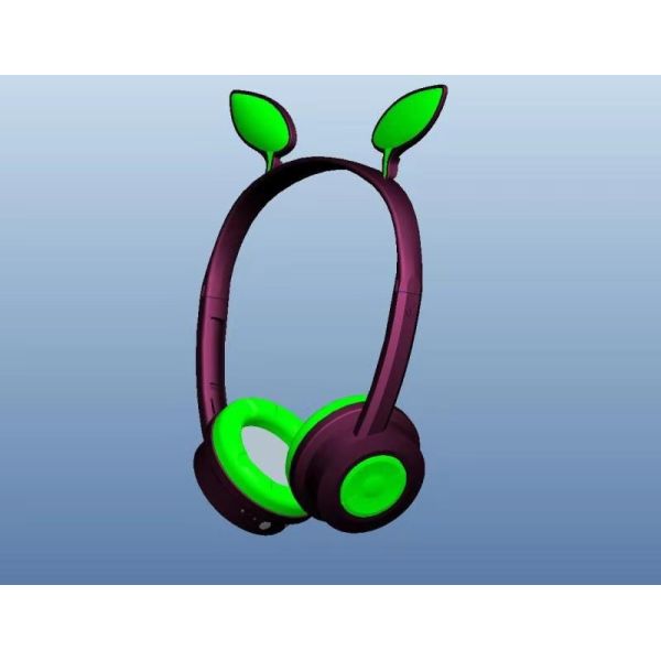 Cat-Ear Design With Led bluetooth Wireless Headphones For Children