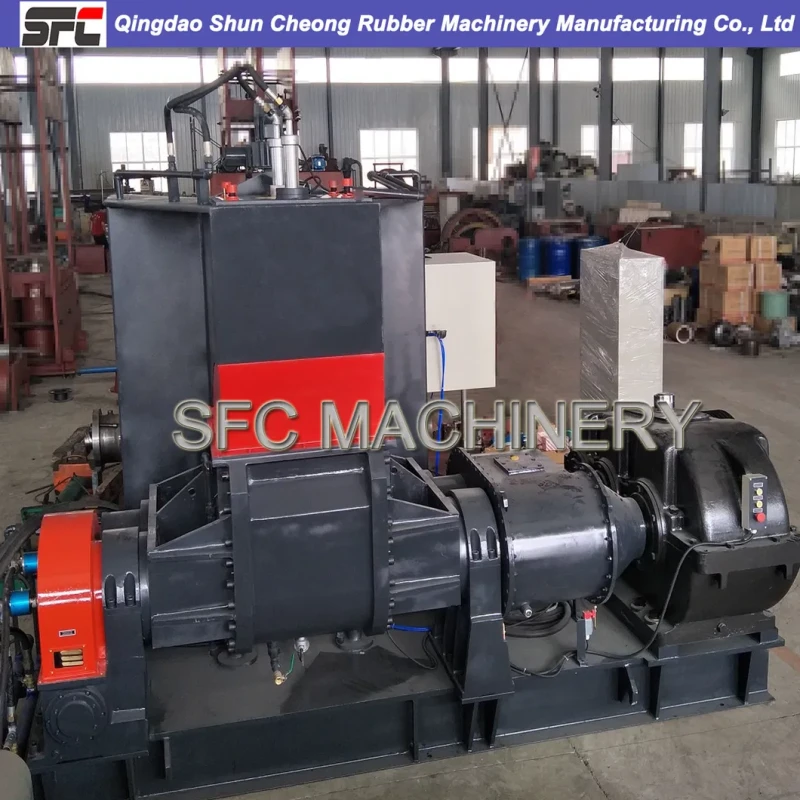 Semi-Automatic Rubber Bale Cutter with 80kN Cutting Force and Compact Structure for Efficient Rubber Processing