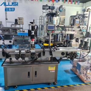 Fully Automatic Screw Capping Machine Rotary Glass Bottles Screw Capper