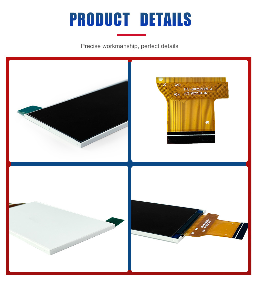 2.95 Inch TFT LCD Module 480x854 Resolution MIPI IPS IC ST7701S
