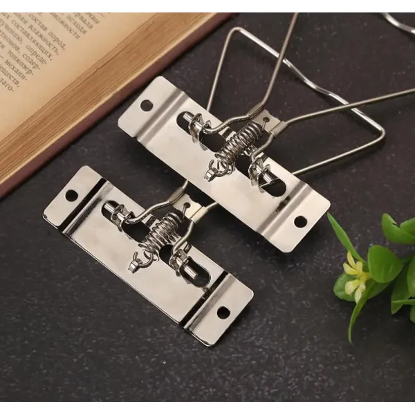 Iron Box File Clips Silver Box File Spring Clip 95mm For File Folder Archive