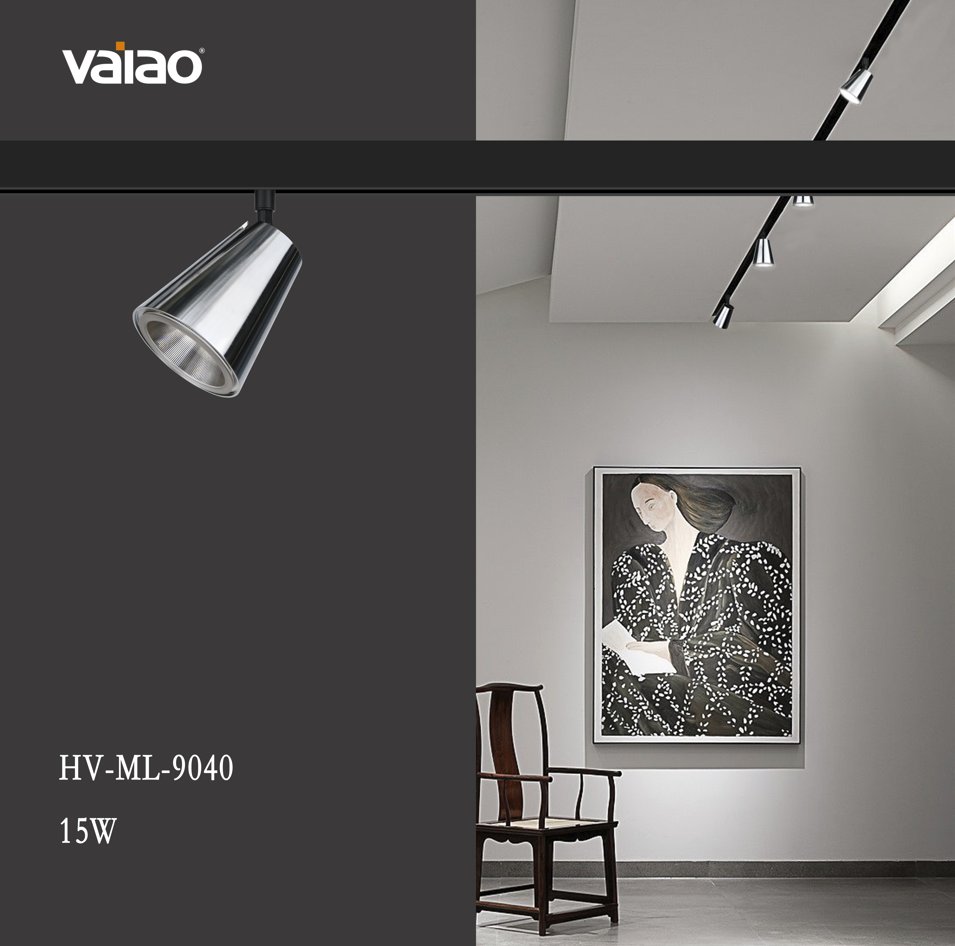 Hot Selling Magnetic Rail Spotlights Surface Recessed Pendant Indoor COB 18W Magnetic Track Lights Linear Track Light