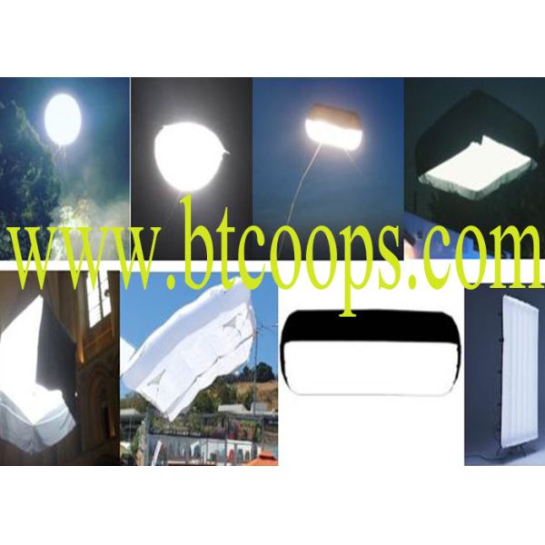 Soft Lightweight Flicker-free 600W RGBW Balloon Tube Light For Film Shooting