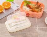 960ml Reusable Plastic Lunch Containers , Reusable Meal Prep Containers