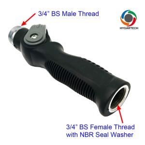 Telescopic Soft Rain Wand With Thumb Control & Swivel Head